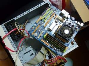 P5QPL-AMでマザーボードの交換作業をやってみた一部始終