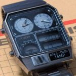 シチズンのレトロな腕時計、アナデジテンプの逆輸入版を買ってみた。