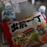 AECスッキリウォーターで出前一丁を作ってみた