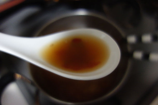 AECスッキリウォーターのスープ