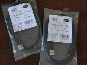 momo9加強版をUSBで充電できるケーブルを買ってみた