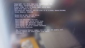 The following channel memory did not pass cpu memory testでメモリが半分しか認識しない原因はCPUソケットのピン折れ