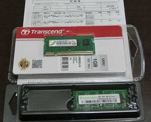 上海問屋でノート用メモリ（DDR2）を買ってみた