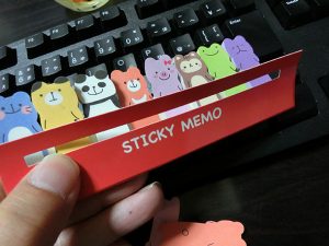 100円ショップのダイソーで買える動物フセンがかわいい