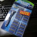 シックのハイドロ5の替刃が激安 Amazonの替刃17コ付 特大パッケージがおすすめ