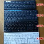 ロジクールのワイヤレスキーボード K270、K275、K295、K370の打鍵音の違い