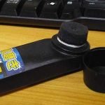 100円ショップの靴磨き