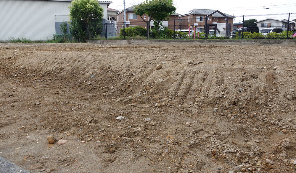 解体工事の終わった解体現場