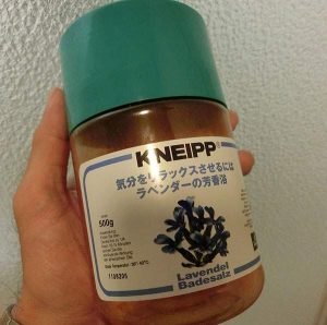 ハーブの入浴剤、KNEIPP クナイプのバスソルト(ラベンダー)を買ってみた
