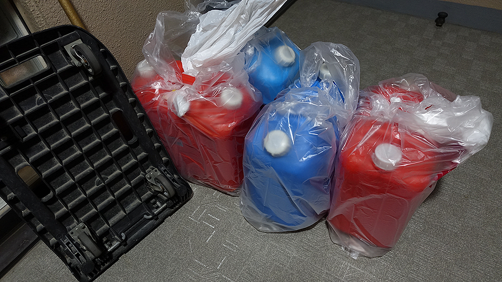 使わないときはコンパクトにたためるので便利