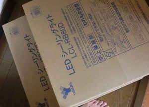 山善の８畳用のLED シーリングライト、LCL-RB80Dを２つ買い増ししてきた