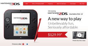 折りたためない３ＤＳ、ニンテンドー ２ＤＳが新発売（画像＆スペック比較表）