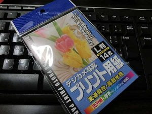 １００円ショップのダイソーで買えるフォト光沢用紙