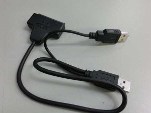 SATAの内蔵HDDをUSBの外付けHDDに変換してくれるコネクタを買ってみた