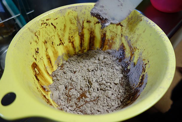 セノビック入りのチョコチップケーキ