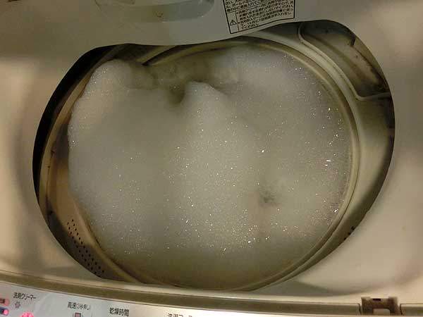 洗濯機を洗ってみた