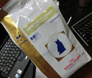 猫の便秘に絶大な威力を発揮してくれたロイヤルカナンの消化器サポート