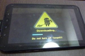 GALAXY Tab SC-01Cをアップデートする手順