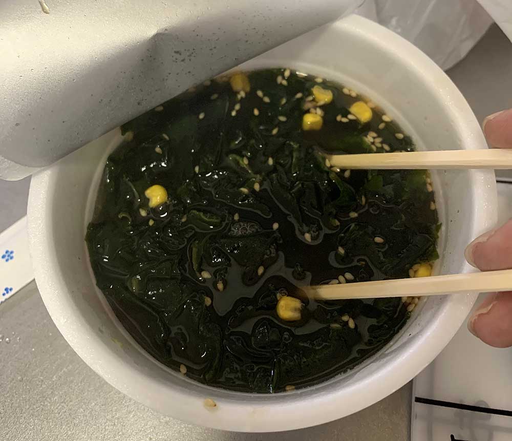 エースコック わかめラー まさかの麺なし ごま・しょうゆのわかめが多すぎる