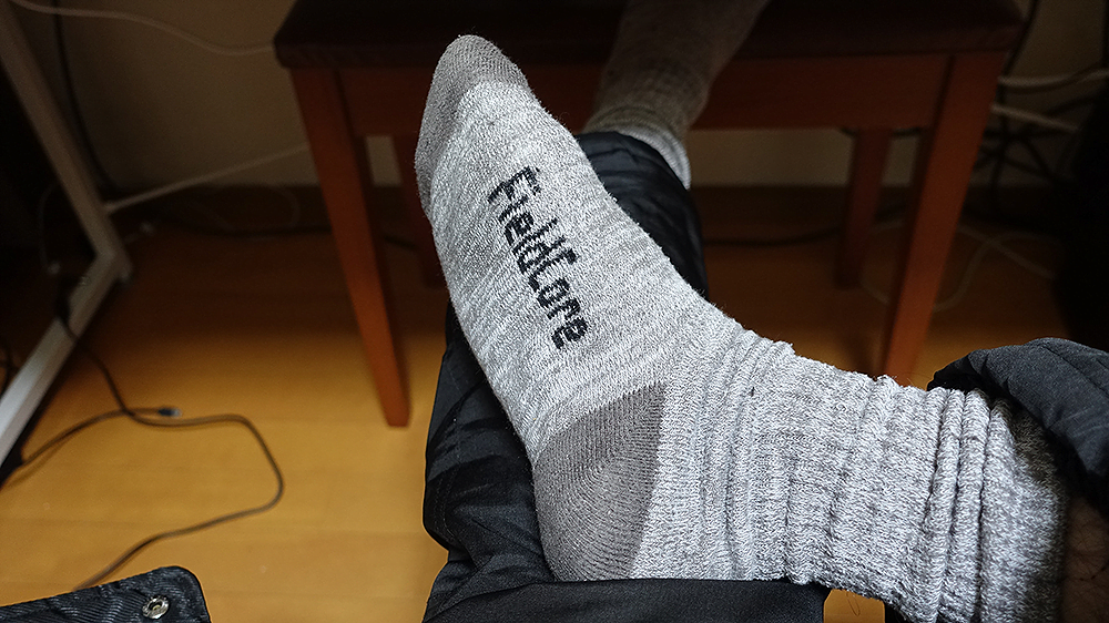 ストロングウォームは暖かいのにサラサラで快適